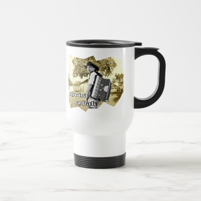 Mug De Voyage Chris Rybak - logo de Kloesel - Sephia (Droite)