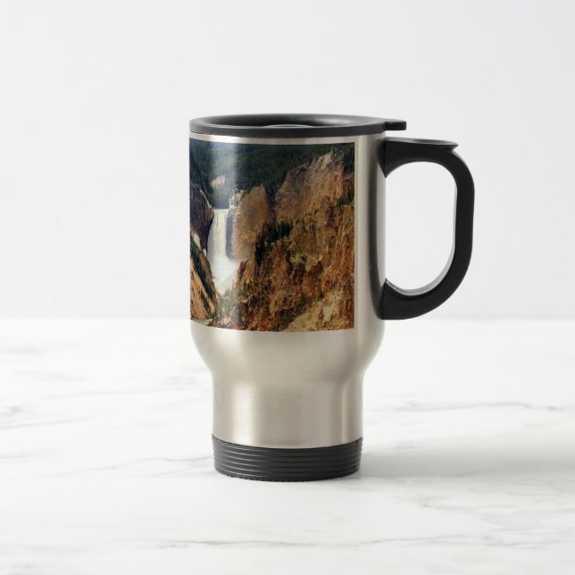 MUG DE VOYAGE CHROMATOGRAPHIE GAZEUSE DE YELLOWSTONE (Droit)