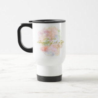 Mug De Voyage Citation Positive Personnalisé en Résine Art Typog