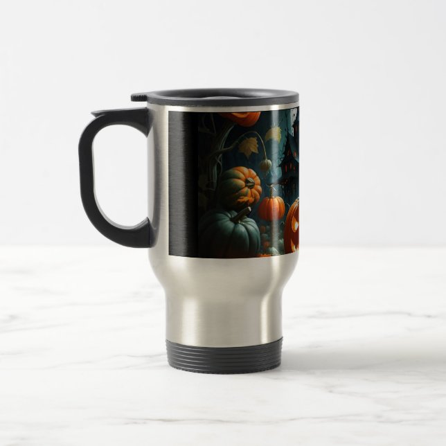 Mug De Voyage Citrouille mal (Gauche)