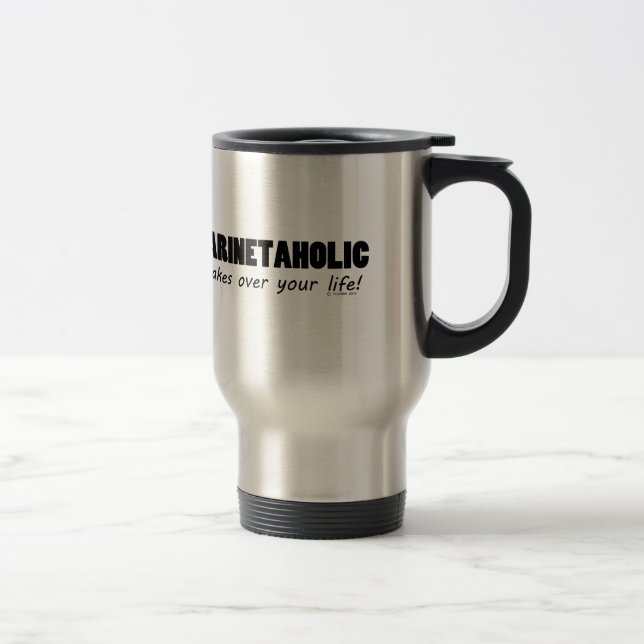 Mug De Voyage Clarinetaholic (Droit)