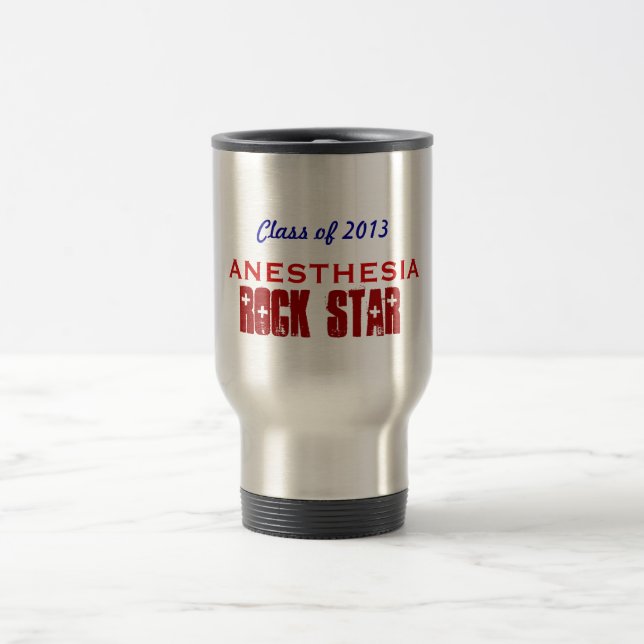 Mug De Voyage Classe de 2013, ANESTHÉSIE, VEDETTE DU ROCK (Centre)