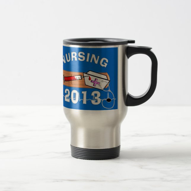 Mug De Voyage Classe d'étudiant de soins de 2013 (Droit)