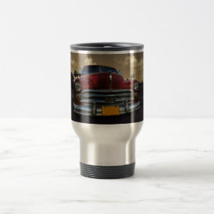 Mug De Voyage Classic American Car à Vinales, Cuba
