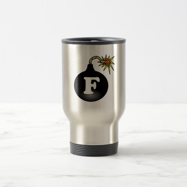 Mug De Voyage Classique de FBomb (Centre)