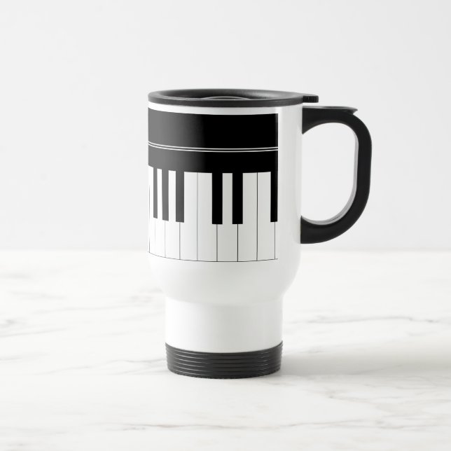 Mug De Voyage Clavier de piano (Droite)