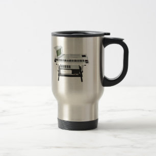 Mug De Voyage Clavier échantillonneur style années 80 : Modèle 3