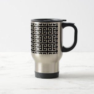 Mug De Voyage clé noire blanche grecque