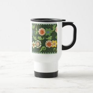 Mug De Voyage Cloisonne Chine Patter Asiatique Oriental