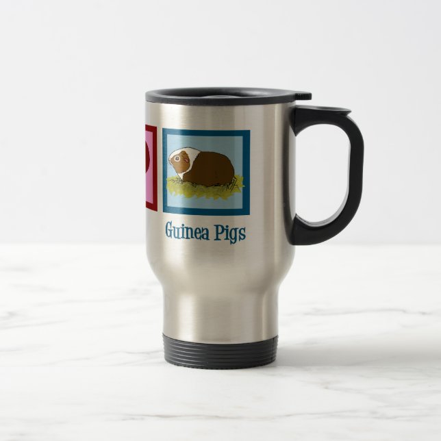 Mug De Voyage Cochon de Guinée mignon (Droit)