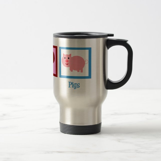 Mug De Voyage Cochon mignon (Droit)