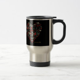 Mug De Voyage Coeur avec les rouleaux celtiques