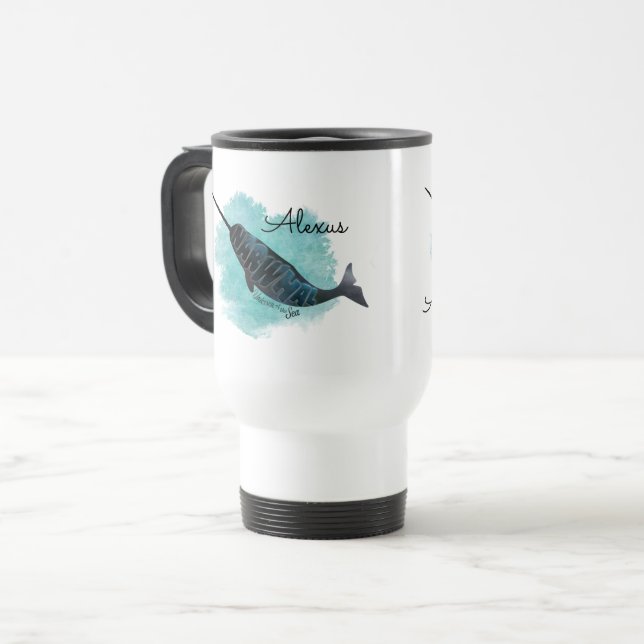 Mug De Voyage Coeur étroit (Devant gauche)