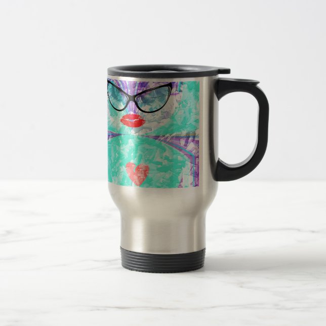 Mug De Voyage Coeur parfait (Droit)