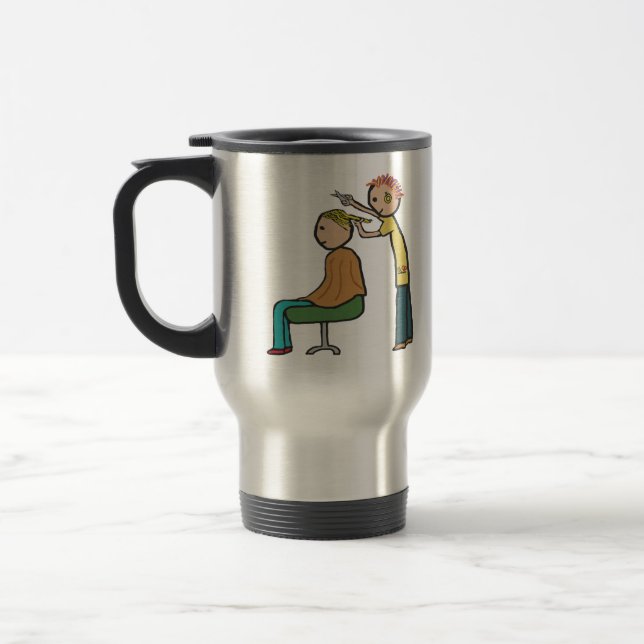Mug De Voyage Coiffeur (Gauche)