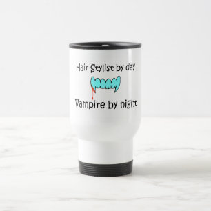 Mug De Voyage Coiffeur par le vampire de jour par nuit