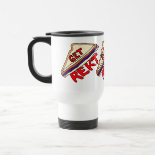 Mug De Voyage CoinFuryTV Get Rekt PB&J