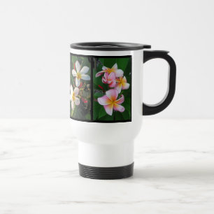 Mug De Voyage Collage de Plumeria