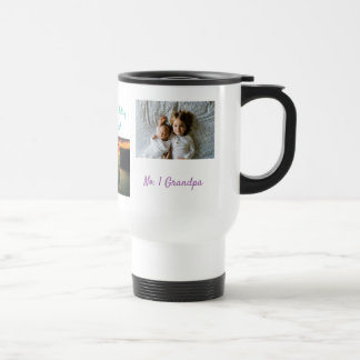Mug De Voyage Collage personnalisé 3 photo grand-mère personnali