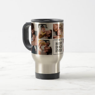 Mug De Voyage Collage photo moderne de Best Dad Ever 7
