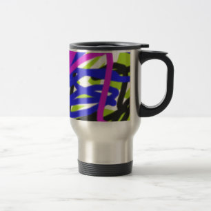 Mug De Voyage coloré 4834 art abstrait