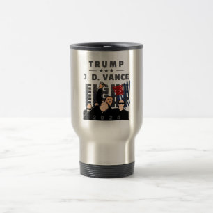 MUG DE VOYAGE COMBAT COMBAT COMBAT TRUMP VANCE 2024