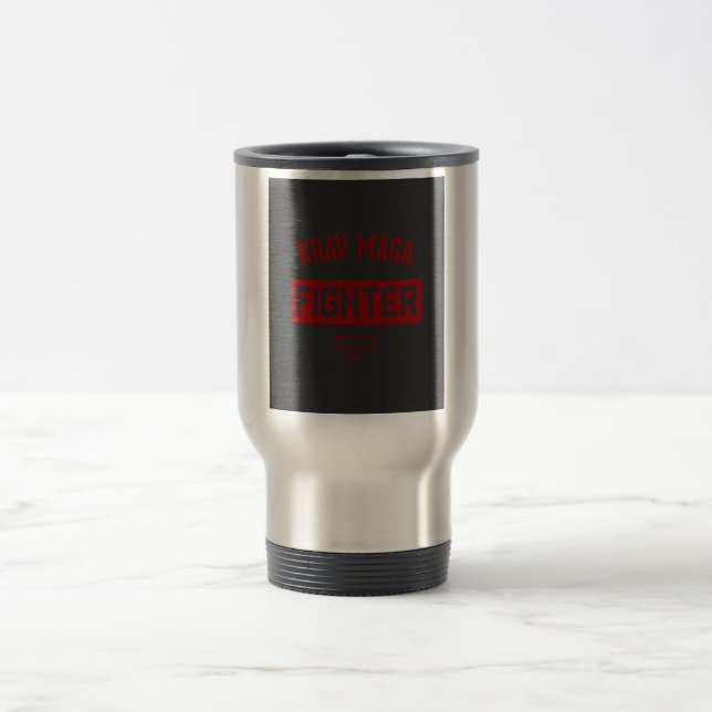 Mug De Voyage Combattant de Krav Maga (Centre)