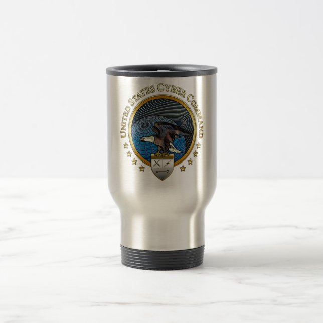 Mug De Voyage Commande de Cyber des USA (Centre)