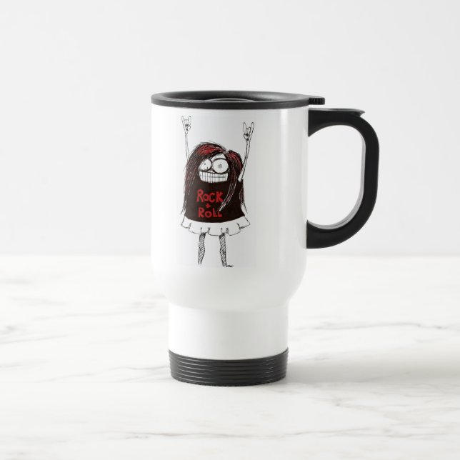 Mug De Voyage Commencez votre jour avec enthousiasme ! ! (Droite)