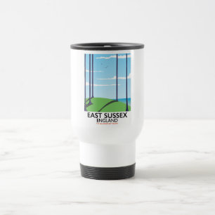 Mug De Voyage Comté de Durham, Angleterre affiche de train