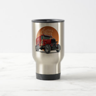 Mug De Voyage Concept de voiture de course rétro customisé