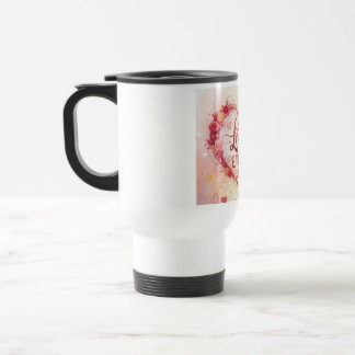 Mug De Voyage Conception de cœur de la Saint-Valentin romantique
