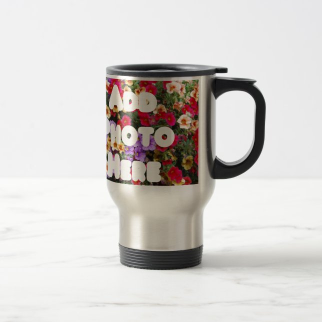 Mug De Voyage Conception de modèle de Zazzle mon propre (Droit)