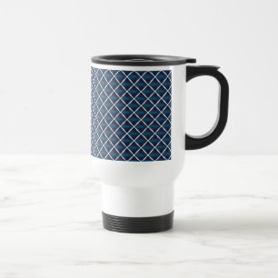Mug De Voyage Conception du compartiment Bleu arrondi