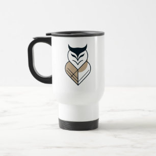 Mug De Voyage Conception géométrique du logo OWL