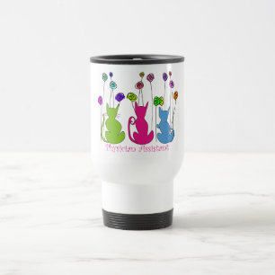 Mug De Voyage Conception lunatique de chats de cadeaux