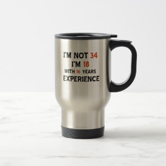 Mug De Voyage conceptions de 34 années