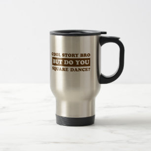 Mug De Voyage conceptions de danse carrée