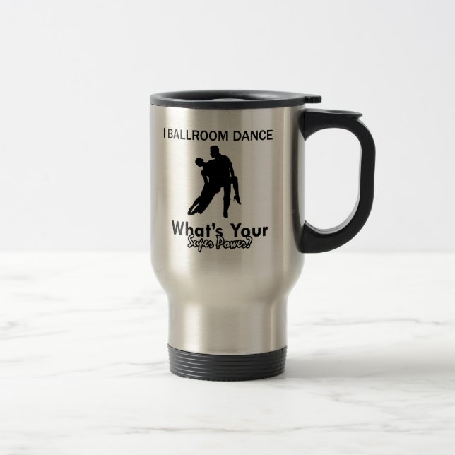 Mug De Voyage Conceptions de danse de salon (Droit)
