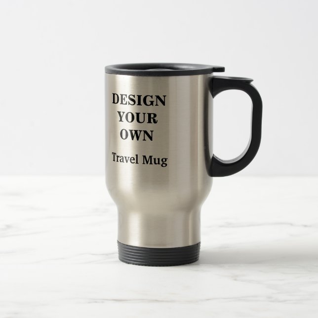 Mug De Voyage Concevez votre propre bougie de voyage - Argent (Droit)