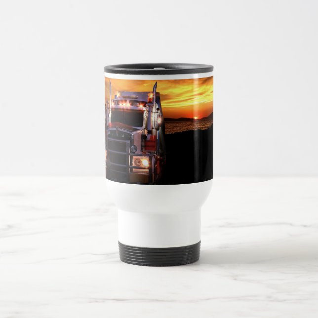 Mug De Voyage Conducteur de camion (Centre)