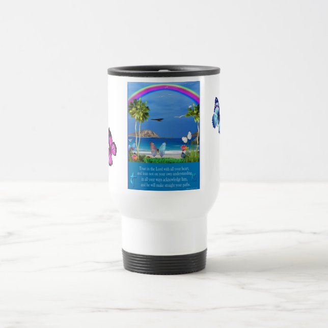 Mug De Voyage Confiance dans les proverbes du Seigneur (Centre)