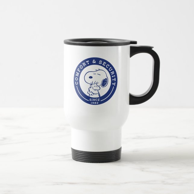 Mug De Voyage Confort et sécurité | Snoopy & Woodstock Hug (Droite)