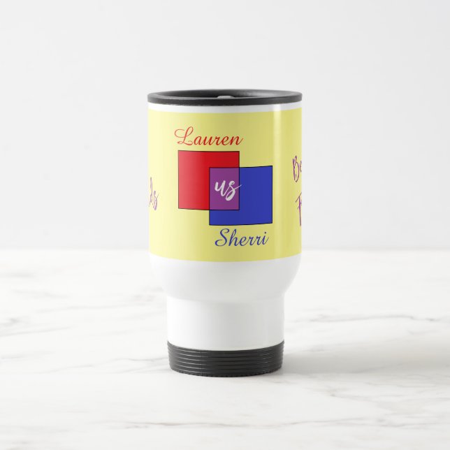 Mug De Voyage Connexion amitié : (Centre)