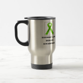 MUG DE VOYAGE CONSCIENCE DE LA MALADIE DE LYME DE SOUTIEN