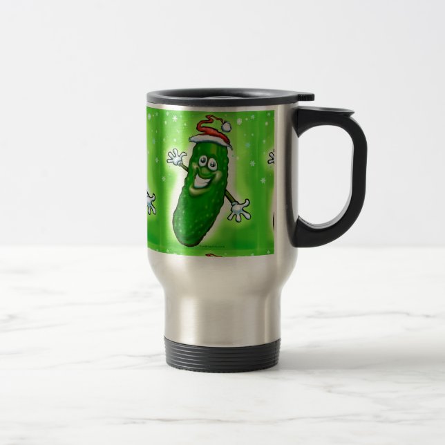Mug De Voyage Conserves au vinaigre de Noël (Droit)