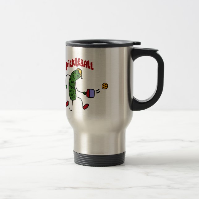 Mug De Voyage Conserves au vinaigre drôles jouant la conception (Droit)