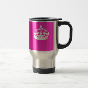 Mug De Voyage CONSERVEZ LE SYMBOLE DE LA COURONNE CALME sur la d