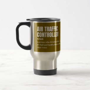 Mug De Voyage Contrôleur de la circulation aérienne - Définition