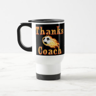 Mug De Voyage Cool Soccer Entraîneur Idées Cadeau Flammer balle 